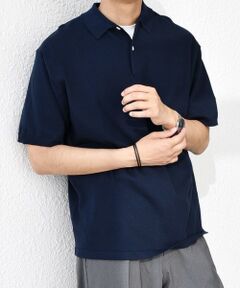 SHIPS / シップス ポロシャツ | SHIPS any:〈接触冷感〉ハイゲージ リネンミックス サマー ニット ポロシャツ 25SS◇