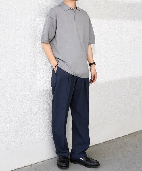 SHIPS / シップス ポロシャツ | SHIPS any:〈接触冷感〉ハイゲージ リネンミックス サマー ニット ポロシャツ 25SS◇ | 詳細2