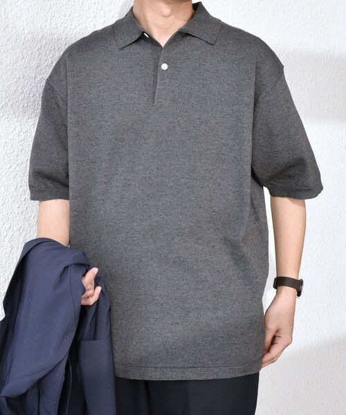 SHIPS / シップス ポロシャツ | SHIPS any:〈接触冷感〉ハイゲージ リネンミックス サマー ニット ポロシャツ 25SS◇ | 詳細21