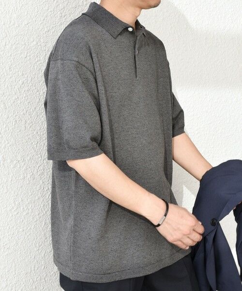 SHIPS / シップス ポロシャツ | SHIPS any:〈接触冷感〉ハイゲージ リネンミックス サマー ニット ポロシャツ 25SS◇ | 詳細23