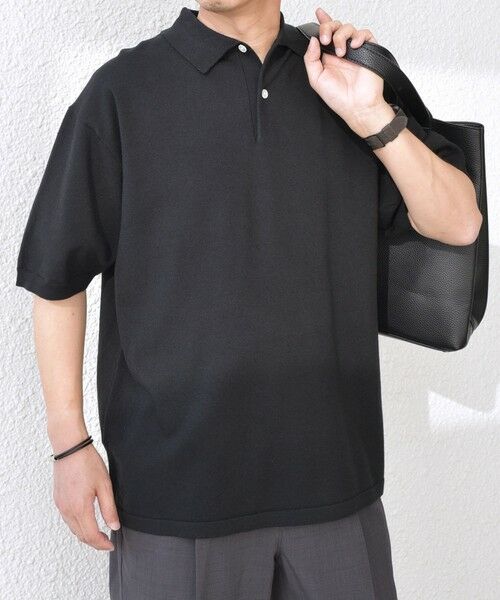 SHIPS / シップス ポロシャツ | SHIPS any:〈接触冷感〉ハイゲージ リネンミックス サマー ニット ポロシャツ 25SS◇ | 詳細28
