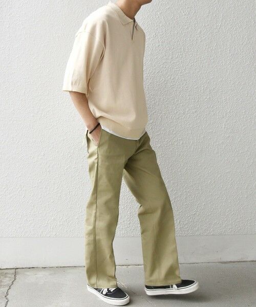 SHIPS / シップス ポロシャツ | SHIPS any:〈手洗い可能〉リネンミックス ハイゲージ ニット スキッパー ポロシャツ◇ | 詳細2