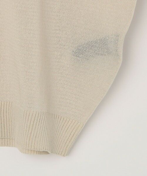 SHIPS / シップス ポロシャツ | SHIPS any:〈手洗い可能〉リネンミックス ハイゲージ ニット スキッパー ポロシャツ◆ | 詳細9