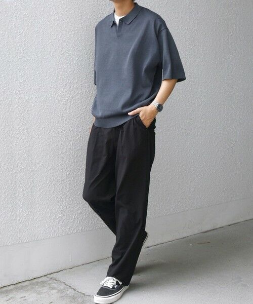 SHIPS / シップス ポロシャツ | SHIPS any:〈手洗い可能〉リネンミックス ハイゲージ ニット スキッパー ポロシャツ◇ | 詳細13