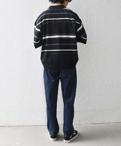 SHIPS / シップス ポロシャツ | SHIPS any:〈手洗い可能〉リネンミックス ハイゲージ ニット スキッパー ポロシャツ◆ | 詳細20