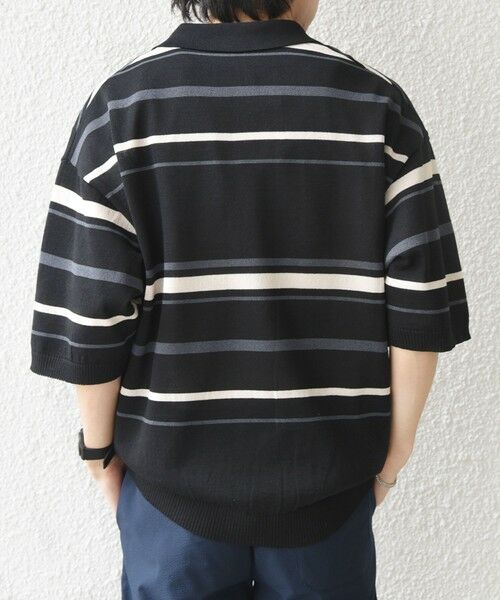 SHIPS / シップス ポロシャツ | SHIPS any:〈手洗い可能〉リネンミックス ハイゲージ ニット スキッパー ポロシャツ◆ | 詳細22