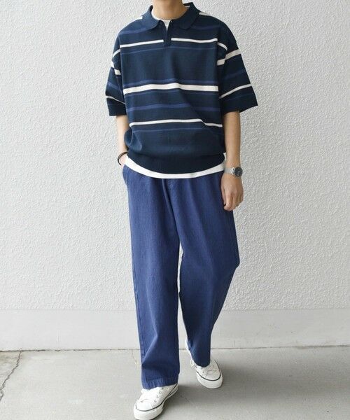 SHIPS / シップス ポロシャツ | SHIPS any:〈手洗い可能〉リネンミックス ハイゲージ ニット スキッパー ポロシャツ◇ | 詳細26