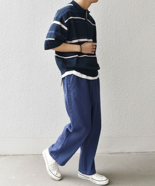 SHIPS / シップス ポロシャツ | SHIPS any:〈手洗い可能〉リネンミックス ハイゲージ ニット スキッパー ポロシャツ◇ | 詳細27