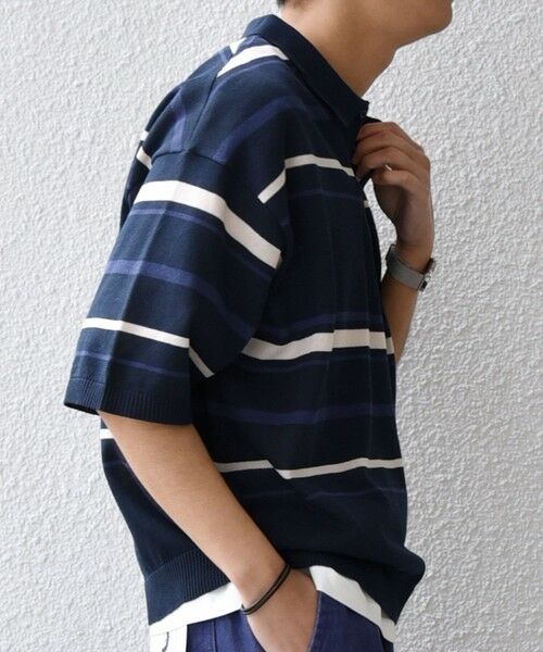 SHIPS / シップス ポロシャツ | SHIPS any:〈手洗い可能〉リネンミックス ハイゲージ ニット スキッパー ポロシャツ◇ | 詳細29