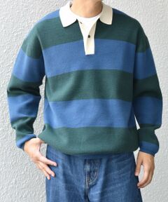 SHIPS / シップス ニット・セーター | SHIPS any:〈手洗い可能〉ハイゲージ ミラノリブ ブラッシュド リラックス ニット ポロ◇