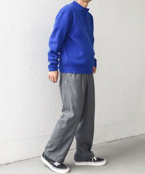 SHIPS / シップス ニット・セーター | SHIPS any:〈手洗い可能〉ハイゲージ ミラノリブ ブラッシュド リラックス ニット ポロ◇ | 詳細14