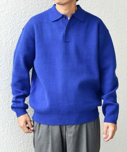 SHIPS / シップス ニット・セーター | SHIPS any:〈手洗い可能〉ハイゲージ ミラノリブ ブラッシュド リラックス ニット ポロ◇ | 詳細15