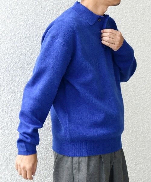 SHIPS / シップス ニット・セーター | SHIPS any:〈手洗い可能〉ハイゲージ ミラノリブ ブラッシュド リラックス ニット ポロ◇ | 詳細17