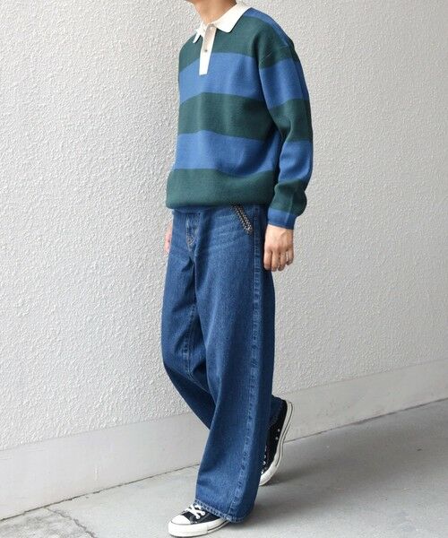 SHIPS / シップス ニット・セーター | SHIPS any:〈手洗い可能〉ハイゲージ ミラノリブ ブラッシュド リラックス ニット ポロ◇ | 詳細26