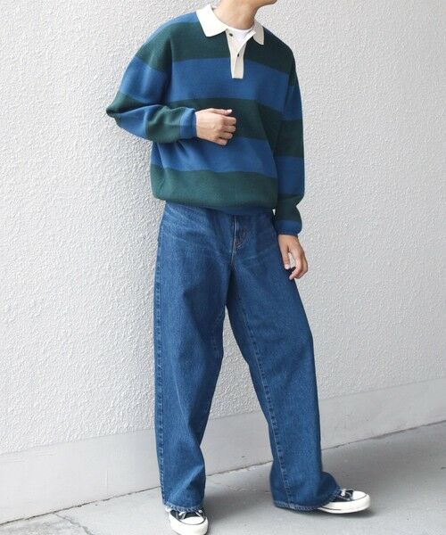 SHIPS / シップス ニット・セーター | SHIPS any:〈手洗い可能〉ハイゲージ ミラノリブ ブラッシュド リラックス ニット ポロ◇ | 詳細27