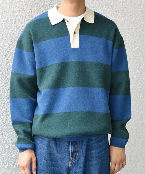 SHIPS / シップス ニット・セーター | SHIPS any:〈手洗い可能〉ハイゲージ ミラノリブ ブラッシュド リラックス ニット ポロ◇ | 詳細28