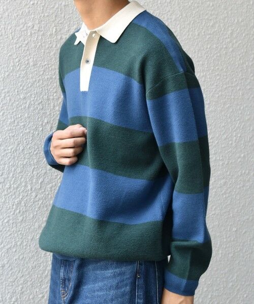 SHIPS / シップス ニット・セーター | SHIPS any:〈手洗い可能〉ハイゲージ ミラノリブ ブラッシュド リラックス ニット ポロ◇ | 詳細29