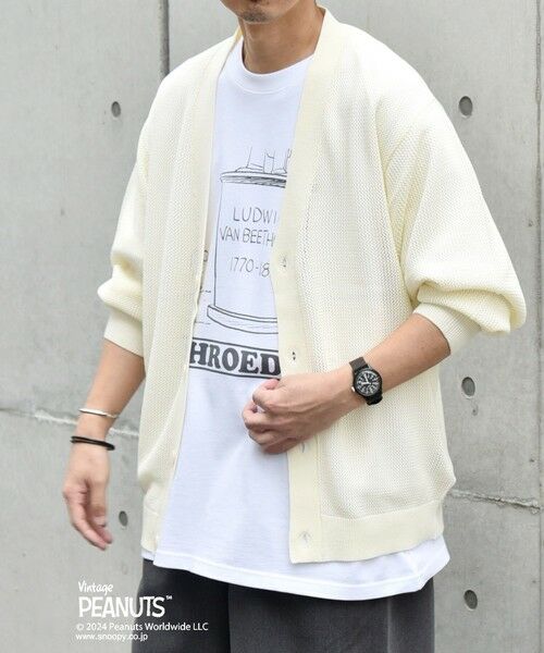 SHIPS / シップス カーディガン・ボレロ | SHIPS any: 〈洗濯機可能〉シアー ニット Vネック ボタン カーディガン◇ | 詳細4