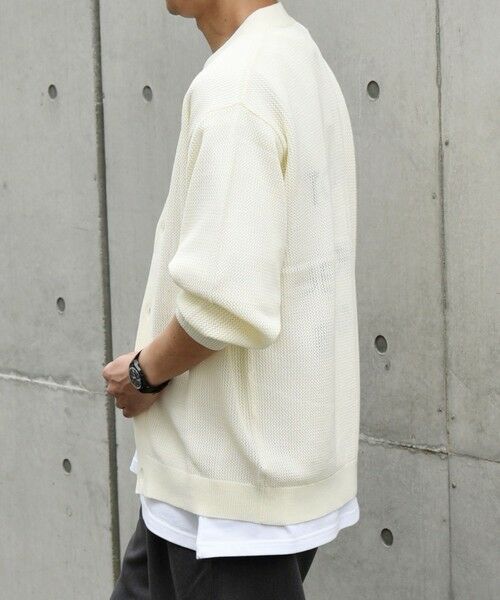 SHIPS / シップス カーディガン・ボレロ | SHIPS any: 〈洗濯機可能〉シアー ニット Vネック ボタン カーディガン◇ | 詳細5