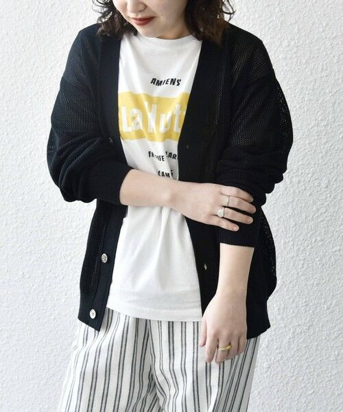 SHIPS / シップス カーディガン・ボレロ | SHIPS any: 〈洗濯機可能〉シアー ニット Vネック ボタン カーディガン◇ | 詳細12