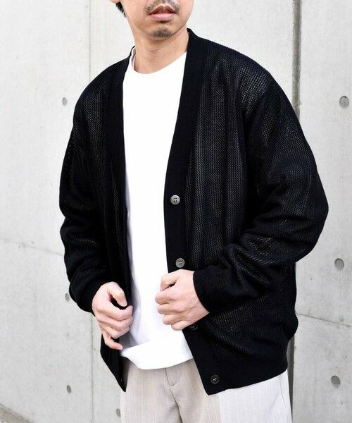 SHIPS / シップス カーディガン・ボレロ | SHIPS any: 〈洗濯機可能〉シアー ニット Vネック ボタン カーディガン◇ | 詳細16