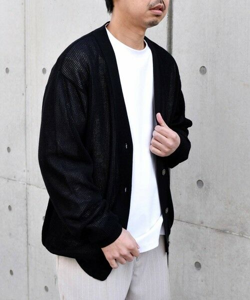 SHIPS / シップス カーディガン・ボレロ | SHIPS any: 〈洗濯機可能〉シアー ニット Vネック ボタン カーディガン◇ | 詳細17