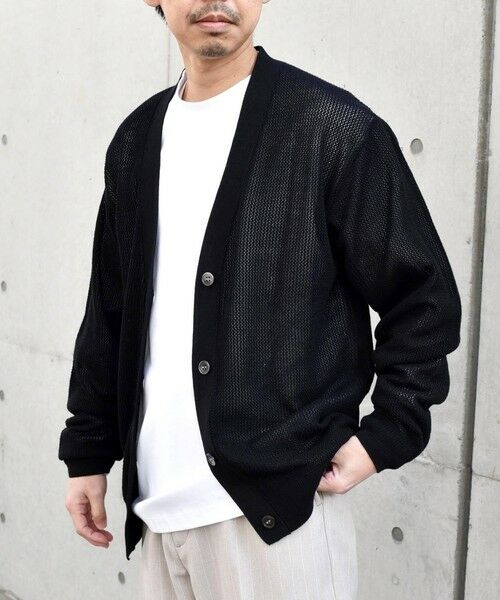 SHIPS / シップス カーディガン・ボレロ | SHIPS any: 〈洗濯機可能〉シアー ニット Vネック ボタン カーディガン◇ | 詳細18