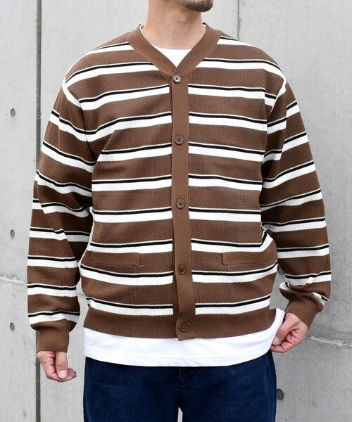 SHIPS / シップス カーディガン・ボレロ | SHIPS any: 〈手洗い可能・軽量〉 シャロー Vネック スポンディッシュ カーディガン◇ | 詳細4