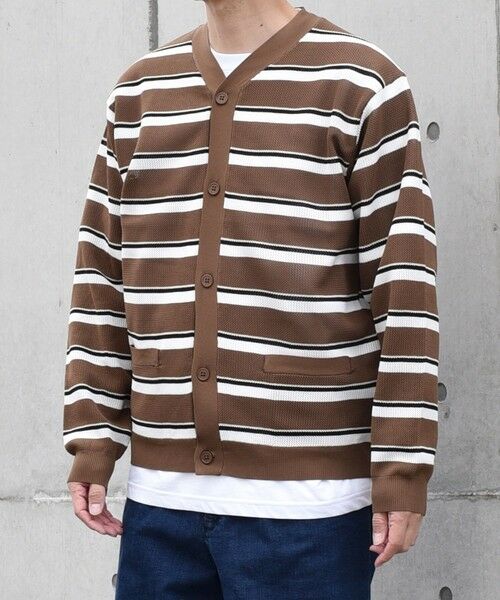 SHIPS / シップス カーディガン・ボレロ | SHIPS any: 〈手洗い可能・軽量〉 シャロー Vネック スポンディッシュ カーディガン◇ | 詳細6