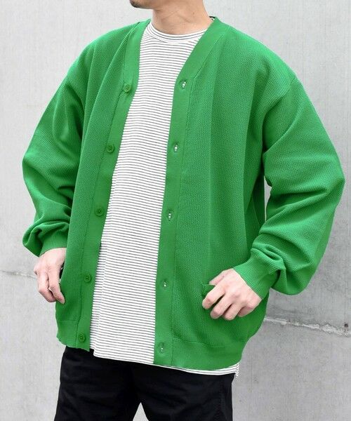 SHIPS / シップス カーディガン・ボレロ | SHIPS any: 〈手洗い可能・軽量〉 シャロー Vネック スポンディッシュ カーディガン◇ | 詳細17