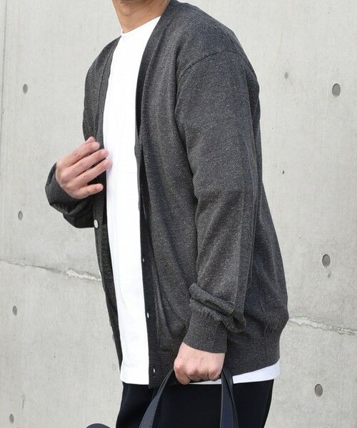 SHIPS / シップス カーディガン・ボレロ | SHIPS any:〈手洗い可能〉ハイゲージ リネンミックス サマーニット カーディガン 25SS◇ | 詳細4