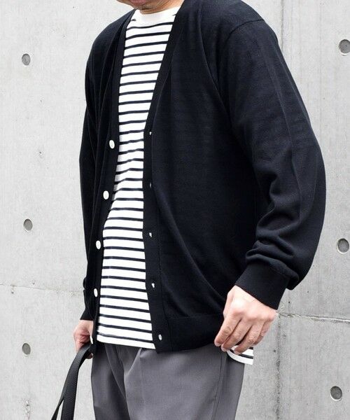 SHIPS / シップス カーディガン・ボレロ | SHIPS any:〈手洗い可能〉ハイゲージ リネンミックス サマーニット カーディガン 25SS◇ | 詳細11