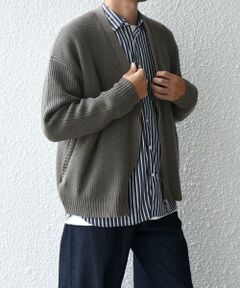 SHIPS / シップス カーディガン・ボレロ | SHIPS any:〈手洗い可能〉畦編み ドライバーズ Vネック ショート ジップ カーディガン◇