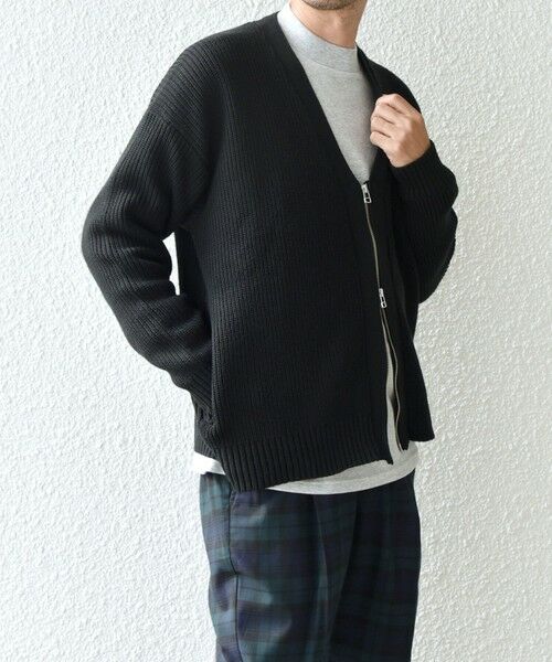 SHIPS / シップス カーディガン・ボレロ | SHIPS any:〈手洗い可能〉畦編み ドライバーズ Vネック ショート ジップ カーディガン◇ | 詳細13