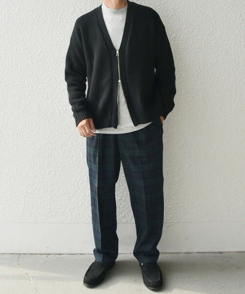 SHIPS / シップス カーディガン・ボレロ | SHIPS any:〈手洗い可能〉畦編み ドライバーズ Vネック ショート ジップ カーディガン◇ | 詳細9