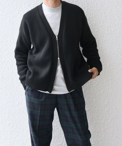 SHIPS / シップス カーディガン・ボレロ | SHIPS any:〈手洗い可能〉畦編み ドライバーズ Vネック ショート ジップ カーディガン◇ | 詳細11