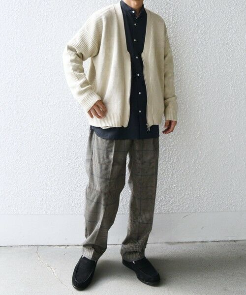 SHIPS / シップス カーディガン・ボレロ | SHIPS any:〈手洗い可能〉畦編み ドライバーズ Vネック ショート ジップ カーディガン◇ | 詳細17