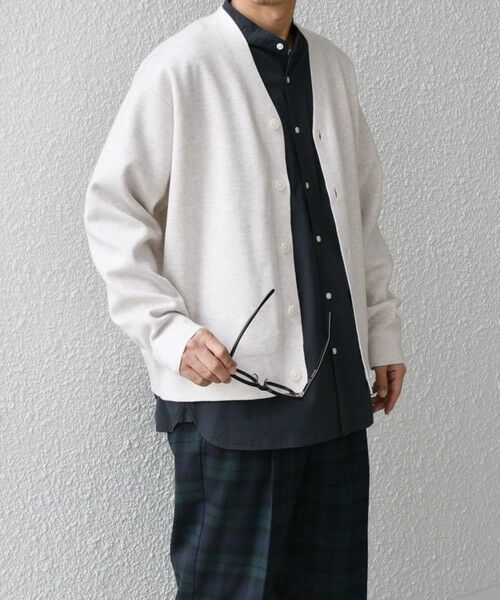 SHIPS / シップス カーディガン・ボレロ | SHIPS any: 〈手洗い可能〉 ハーフミラノリブ Vネック ニット カーディガン◇(ナチュラル)