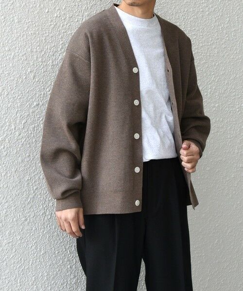 SHIPS / シップス カーディガン・ボレロ | SHIPS any: 〈手洗い可能〉 ハーフミラノリブ Vネック ニット カーディガン◇ | 詳細30