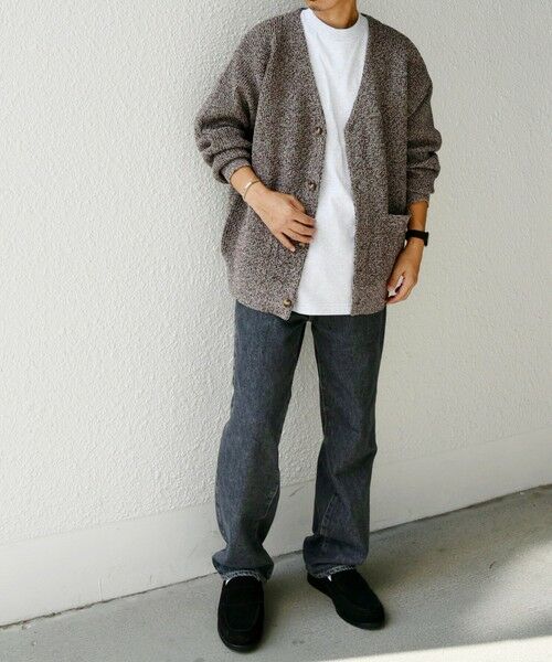 SHIPS / シップス カーディガン・ボレロ | SHIPS any: 〈手洗い可能〉メランジ カラー ミックス リラックス カーディガン◇ | 詳細1