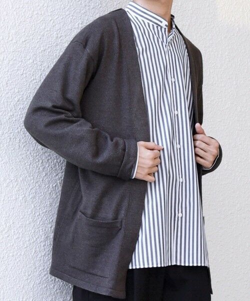 SHIPS / シップス カーディガン・ボレロ | SHIPS any:〈手洗い可能〉マシュマロ タッチ ニット ノーボタン カーディガン◇ | 詳細12