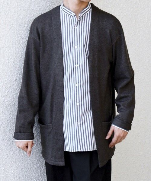 SHIPS / シップス カーディガン・ボレロ | SHIPS any:〈手洗い可能〉マシュマロ タッチ ニット ノーボタン カーディガン◇ | 詳細10