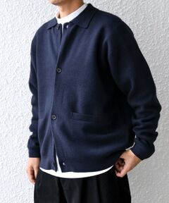 SHIPS / シップス カーディガン・ボレロ | SHIPS any:〈手洗い可能〉ハイゲージ ミラノリブ ブラッシュド ニット ポロ カーディガン◇