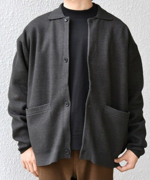 SHIPS / シップス カーディガン・ボレロ | SHIPS any:〈手洗い可能〉ハイゲージ ミラノリブ ブラッシュド ニット ポロ カーディガン◇ | 詳細3