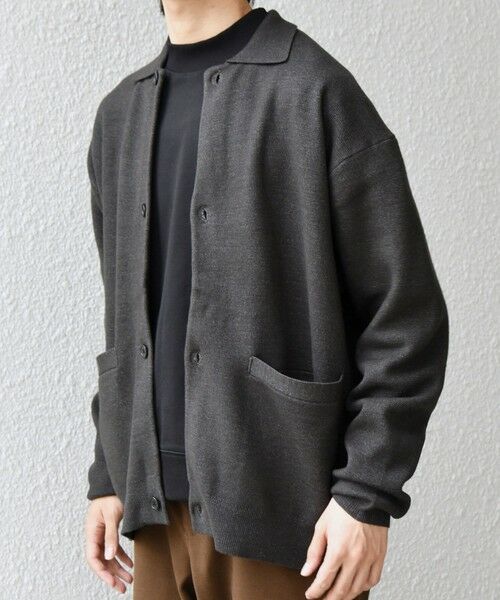 SHIPS / シップス カーディガン・ボレロ | SHIPS any:〈手洗い可能〉ハイゲージ ミラノリブ ブラッシュド ニット ポロ カーディガン◇ | 詳細4