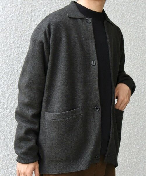 SHIPS / シップス カーディガン・ボレロ | SHIPS any:〈手洗い可能〉ハイゲージ ミラノリブ ブラッシュド ニット ポロ カーディガン◇ | 詳細5