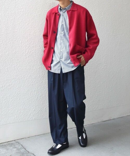 SHIPS / シップス カーディガン・ボレロ | SHIPS any:〈手洗い可能〉ハイゲージ ミラノリブ ブラッシュド ニット ポロ カーディガン◇ | 詳細9