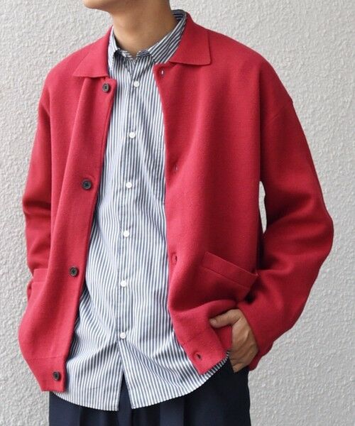 SHIPS / シップス カーディガン・ボレロ | SHIPS any:〈手洗い可能〉ハイゲージ ミラノリブ ブラッシュド ニット ポロ カーディガン◇ | 詳細11