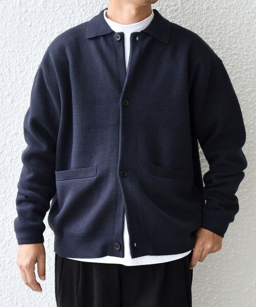 SHIPS / シップス カーディガン・ボレロ | SHIPS any:〈手洗い可能〉ハイゲージ ミラノリブ ブラッシュド ニット ポロ カーディガン◇ | 詳細21