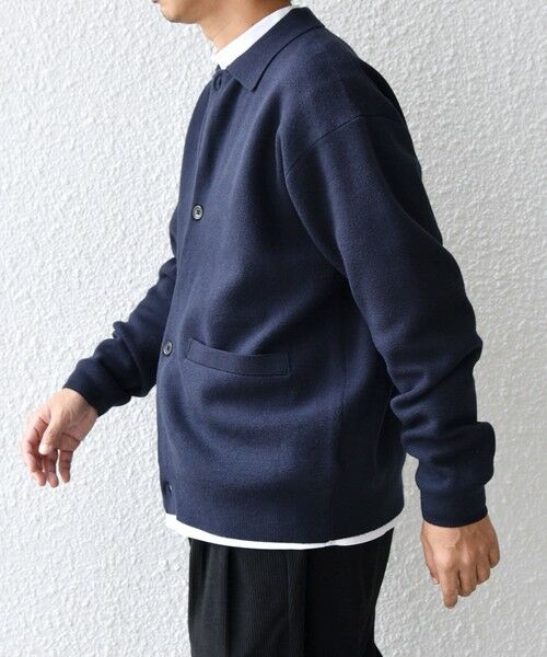 SHIPS / シップス カーディガン・ボレロ | SHIPS any:〈手洗い可能〉ハイゲージ ミラノリブ ブラッシュド ニット ポロ カーディガン◇ | 詳細22